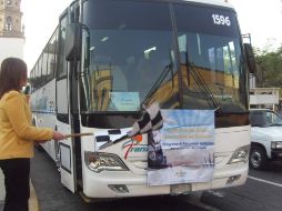 Se dio el banderazo de salido de los recorridos turísticos. ESPECIAL  /