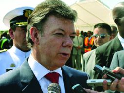 Juan Manuel Santos (foto) declaró que solo están esperando que las FARC digan cuándo. ARCHIVO  /