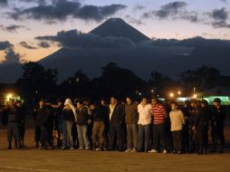 Un grupo de detenidos en Guatemala que pertenecerían al grupo criminal mexicano. AFP  /