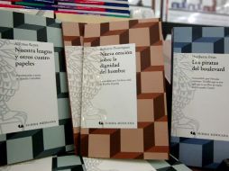 Destacan libros de autores como Carlos Montemayor, Patricia Galeana, Sergio Tamayo, entre otros. E.BARRERA  /