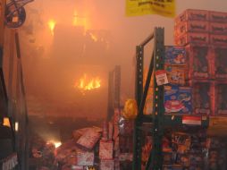 La conflagración se registró a las 6:00 horas de este sábado. EL UNIVERSAL  /