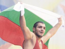 El campeón mundial de lucha libre, Mihail Ganev. AFP  /