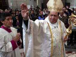 Norberto Rivera convocó a evitar que penetren en las familias fenómenos como el narcotráfico. NTX  /