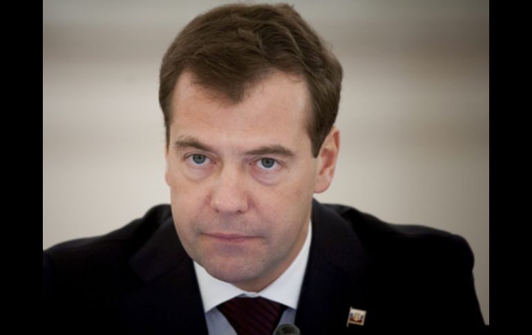 El presidente ruso, Dmitry Medvedev, asiste a la reunión del Consejo de Estado. EFE  /