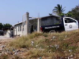 Elementos de la Policía estatal resguardan las instalaciones del albergue para migrantes ''Hermanos en el Camino''. EL UNIVERSAL  /