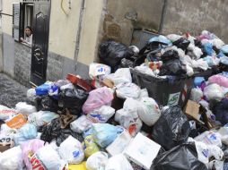 La crisis de la basura en Nápoles continúa de forma intermitente desde 2008. ARCHIVO  /