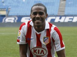 El nuevo jugador del Atlético de Madrid, Elías Mendes quiere hacer un buen trabajo en su nuevo equipo. EFE  /