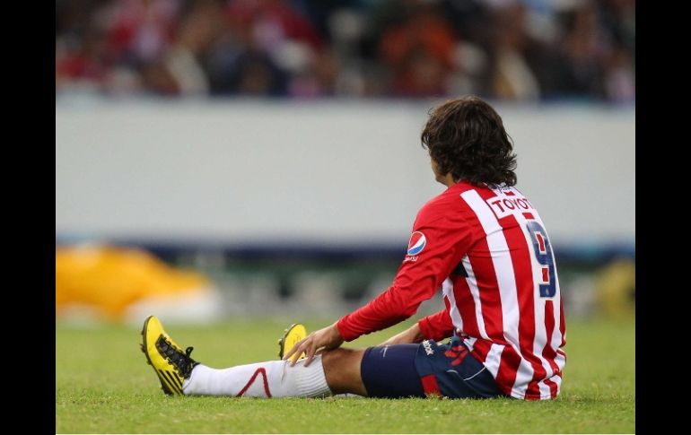 Omar Arellano en el partido ante el Atlas, tras haber perdido en la final del cuadrangular tapatío. MEXSPORT  /