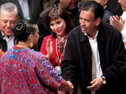 La dirigente nacional del Partido Revolucionario Institucional (PRI), Beatriz Paredes manifiesta su apoyo a Moreira. EL UNIVERSAL  /