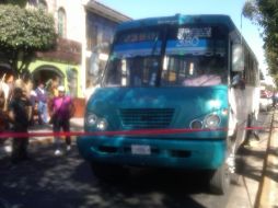 Aspecto del camión que arrolló a una señora, la cual falleció tras el incidente. ARCHIVO  /