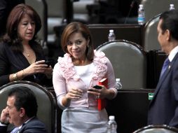 La coordinadora del PAN en la Cámara baja, Josefina Vázquez Mota, afirma que su partido redobla su voluntad de diálogo. EL UNIVERSAL  /