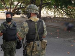 Los operativos de fuerzas de seguridad estatales y federales se reforzaron tras el hallazgo de los decapitados. AP  /