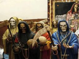 Imagen de la Santa Muerte. AFP  /