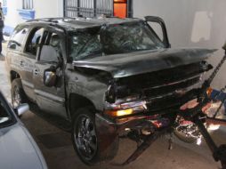 Vehículo en el que viajaba el edil en el momento del ataque. REUTERS  /