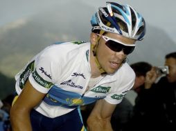 Foto de archivo del ciclista español Alberto Contador. AP  /