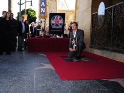 El actor está nominado a un Globo de Oro por su papel protagónico en la película ''The King's Speech''. AFP  /