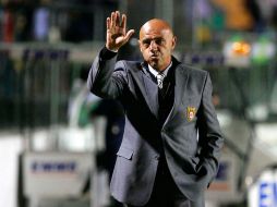 La mano del 'Chelís' se notó esta noche en la cancha de Estudiantes. E. PACHECO  /