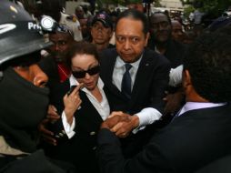 El ex presidente haitiano llega a la Fiscalía en Puerto Príncipe, luego de 25 años de radicar en Francia. AFP  /