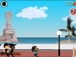 Durante el juego, la misión del cantante es acumular guitarras eléctricas que flotan y esquivar algunos obstáculos. ESPECIAL  /