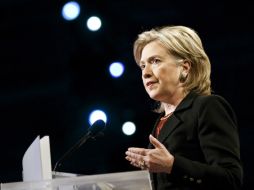 Clinton (en la imagen) se encontrará con su par mexicana, Patricia Espinoza, titular de Relaciones Exteriores. AFP  /