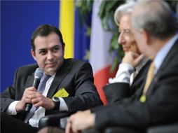 Ernesto Cordero Arroyo durante el Foro Económico Internacional América Latina y el Caribe. AFP  /