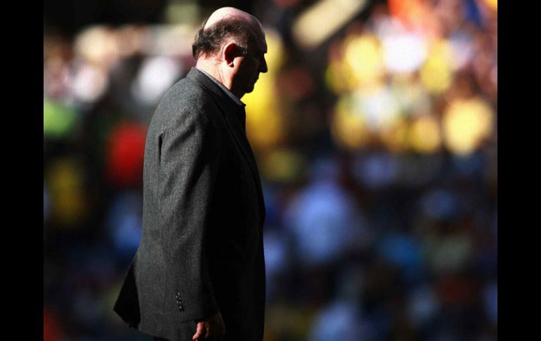 Manuel Lapuente dejó de ser desde esta tarde el técnico de las Águilas del América. MEXSPORT  /