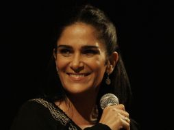 La activista mexicana dialogó hoy en el marco del Festival con el periodista colombiano Daniel Samper Pizano. EFE  /