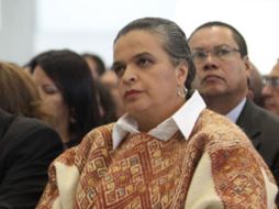 Beatriz Paredes está a un mes de dejar el cargo como lideresa del tricolor. NTX  /