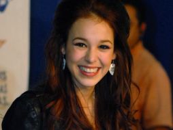 La joven actriz ofrece sesión de autógrafos como parte de las actividades de la 15 Fest La Expo. NTX  /