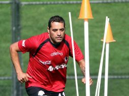 Daniel Osorno realiza trabajo físico durante un entrenamiento. MEXSPORT  /