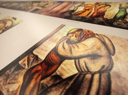 Algunas de las obras que integran la muestra José Clemente Orozco. Pintura y verdad.A.CAMACHO  /