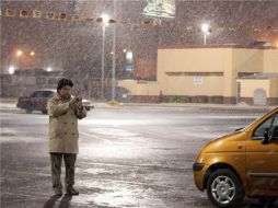 Frente frío deja temperaturas de 18 grados bajo cero en Ciudad Juárez. AFP  /