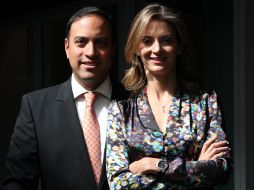 Carlos Mota y Ana Paula Ordorica presentan el libro ''Uno + uno. 32 líderes sumando por México''. NTX  /