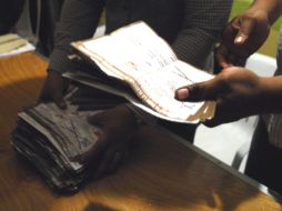 Esta mañana se terminó el cómputo de boletas en el Programa de Resultados Electorales Preliminares. NOTIMEX  /