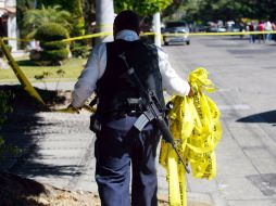 En el caso de la colonia Prados Tepeyac, fueron encontrados 12 cascajos de bala del calibre .40. A. HINOJOSA  /