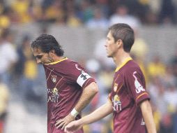 Leaño fue expulsado el sábado pasado ante San Luis. MEXSPORT  /