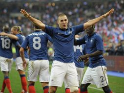 Karim Benzema fue el autor del gol de la victoria ante Brasil. EFE  /