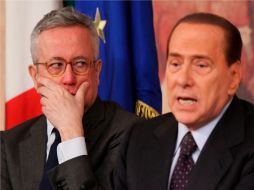 Silvio Berlusconi en rueda de prensa. EFE  /