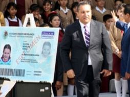 Francisco Blake puso en marcha en la Entidad el programa de Cédula de Identidad para Menores donde llamó a protegerlos. NTX  /
