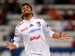 Carlos Bueno festejando una anotación en el torneo Clausura 2011. MEXSPORT  /