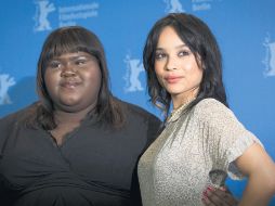 Gabourey Sidebe (Izquierda) y Zoe Kravitz son consideradas estrellas del cine independiente norteamericano.EFE  /