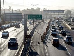En el crucero, están cerrados dos carriles en Periférico, en el sentido Poniente a Oriente. E. PACHECO  /