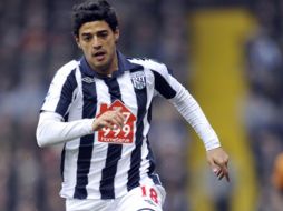 Carlos Vela durante el duelo ante Wolverhampton. AFP  /