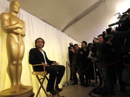 Alejandro González Iñárritu atendió a la prensa horas antes de la ceremonia. AFP  /