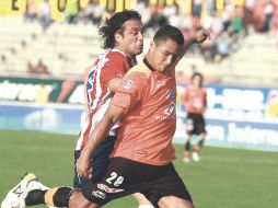 Julio Frías anotó el único gol del partido, al minuto ocho. MEXSPORT  /