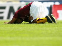 Juan Carlos Leaño lamenta la derrota de Estudiantes, a manos de los Pumas. MEXSPORT  /