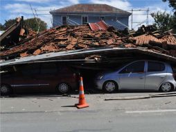 El sismo causó daños en una tercera parte de todos los edificios de la localidad. NOTIMEX  /