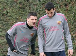 Será el primer partido de David Villa (izq.) visitando a su ex equipo, Valencia. EFE  /