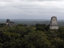 Una vista aeréa de la zona de Tikal. EFE  /