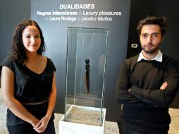 Laura Noriega y Jacobo Muñoz son los autores de Dualidades: Negras intenciones & Luxury pleasures. E. BARRERA  /
